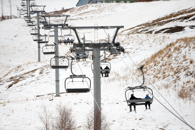 Kayakseverlerin tercihi Palandöken